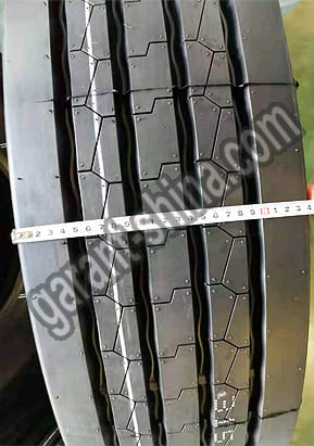 SporTrak SP601 (рулевая) 315/80 R22.5 157/154K 20PR - Фото замера ширины протектора